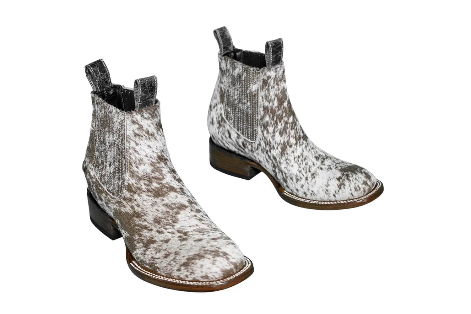 Aurora Cowhide Boots – Size 8.5 – Handmade Western Boots for Women