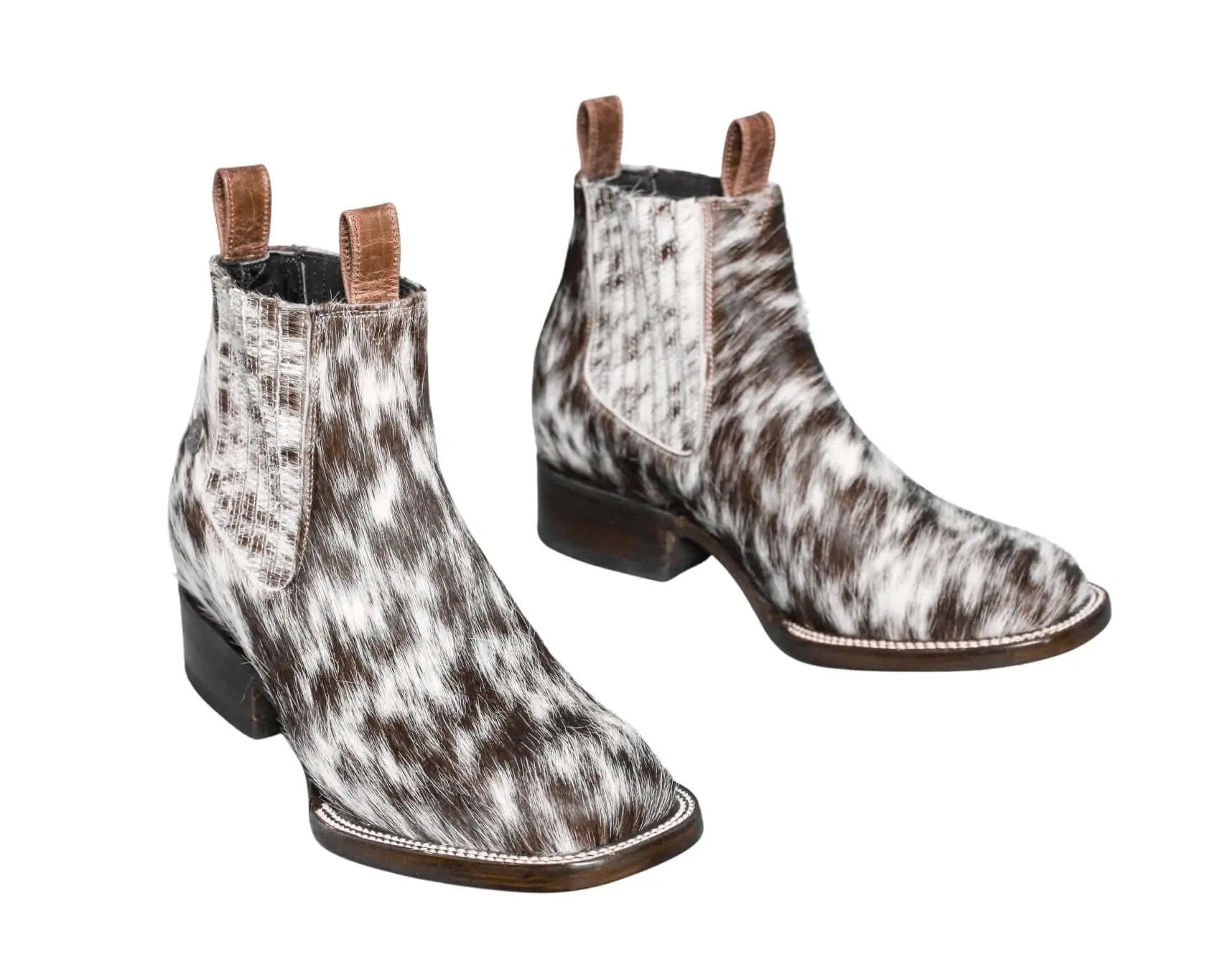 Aurora Cowhide Boots – Size 8.5 – Handmade Western Boots for Women