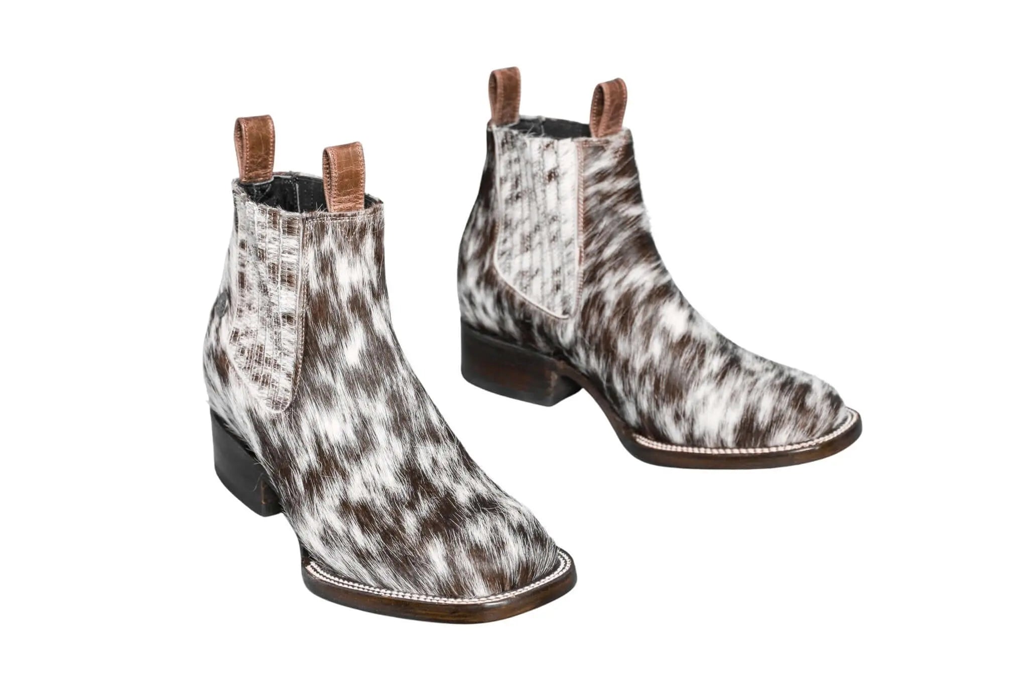 Aurora Cowhide Boots – Size 8.5 – Handmade Western Boots for Women