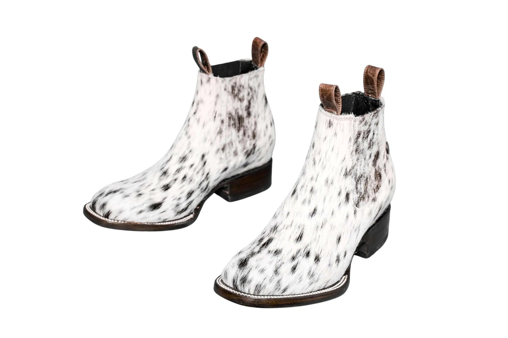 Aurora Cowhide Boots – Size 8.5 – Handmade Western Boots for Women