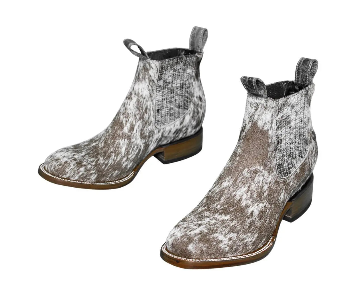 Aurora Cowhide Boots – Size 8.5 – Handmade Western Boots for Women