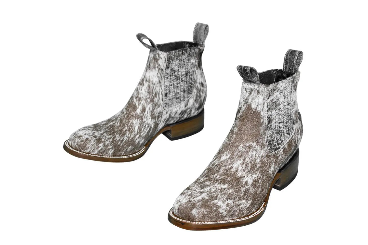 Aurora Cowhide Boots – Size 8.5 – Handmade Western Boots for Women