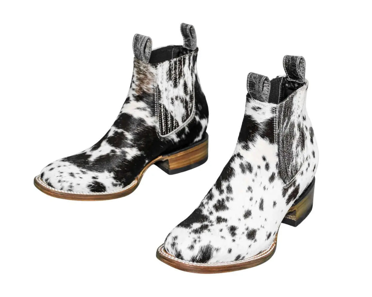 Aurora Cowhide Boots – Size 8.5 – Handmade Western Boots for Women