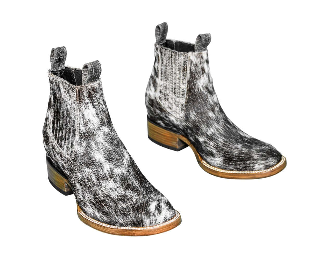 Aurora Cowhide Boots – Size 8.5 – Handmade Western Boots for Women