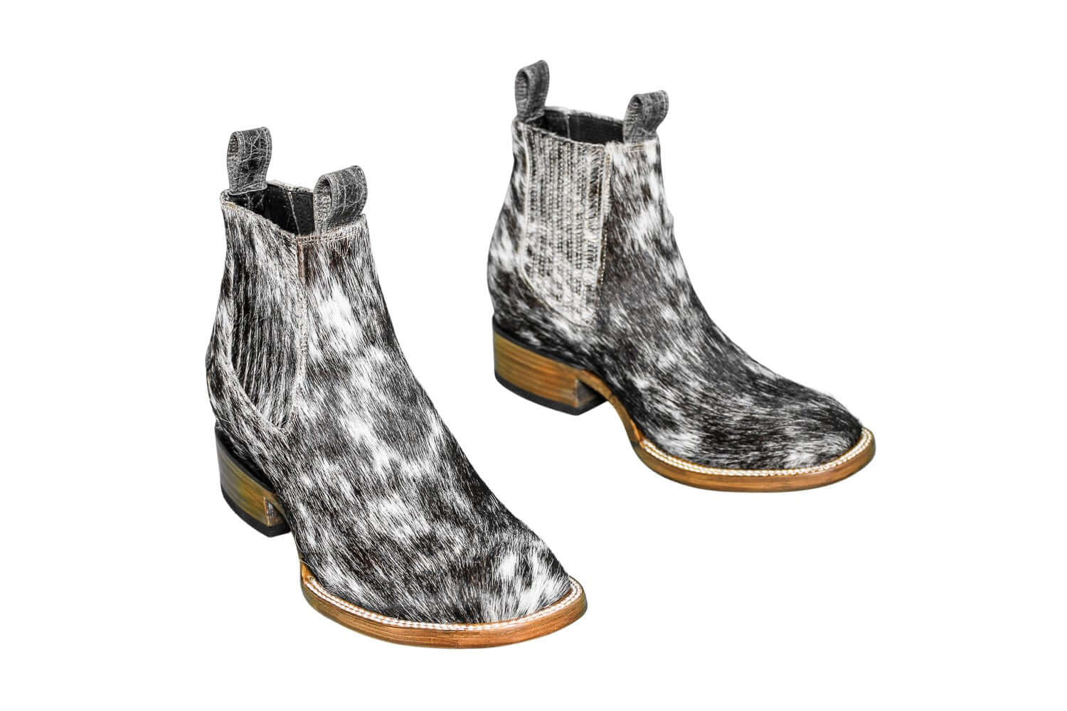 Aurora Cowhide Boots – Size 8.5 – Handmade Western Boots for Women