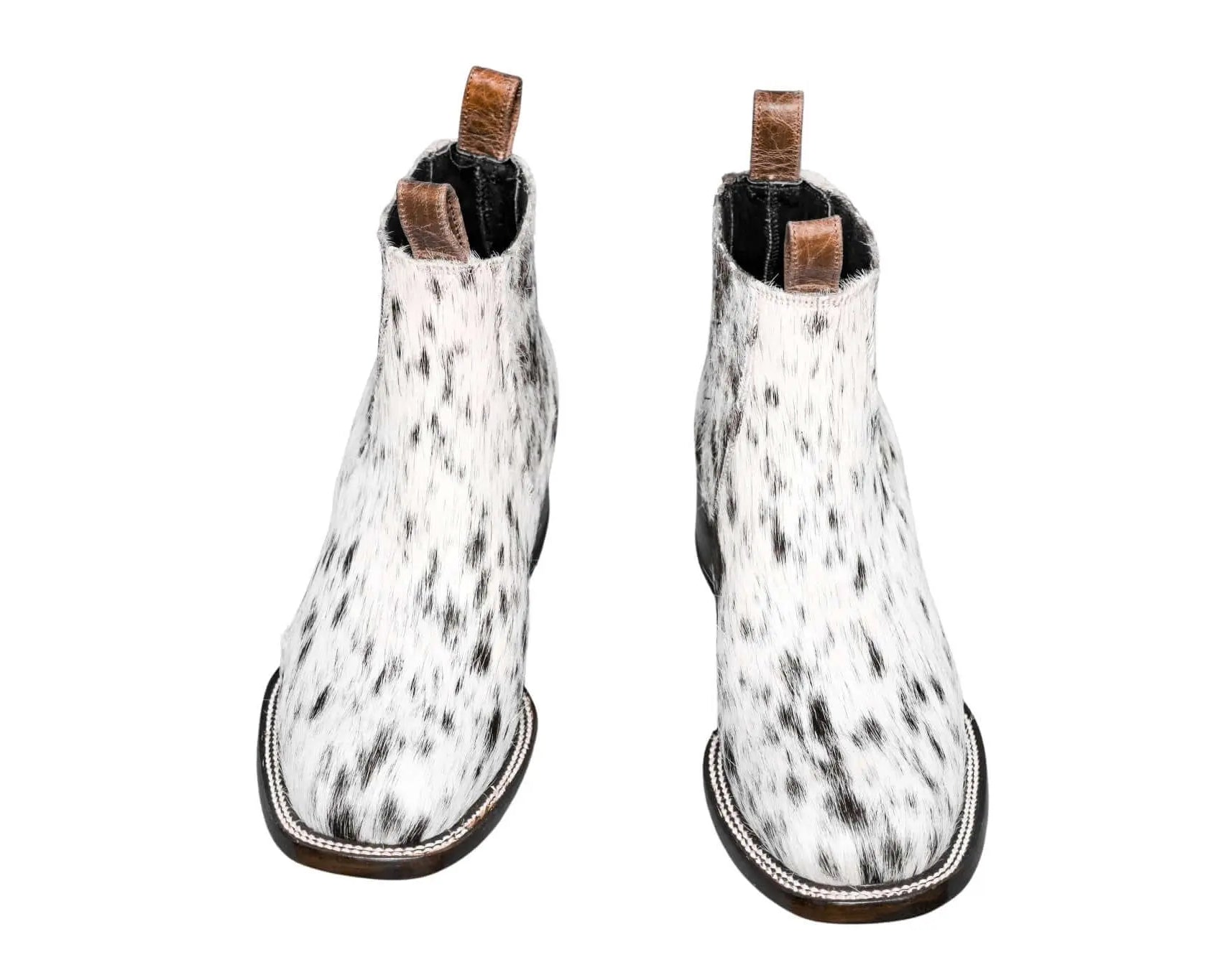 Aurora Cowhide Boots – Size 8.5 – Handmade Western Boots for Women