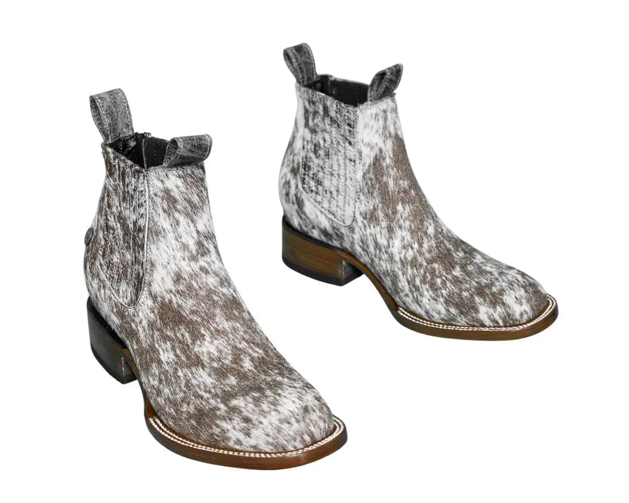 Aurora Cowhide Boots – Size 8.5 – Handmade Western Boots for Women