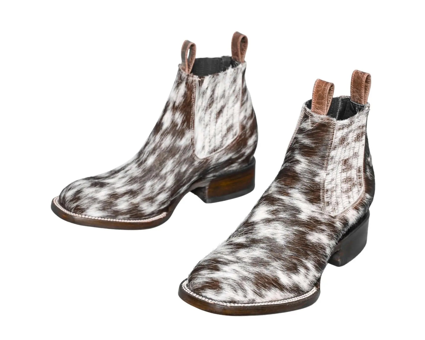 Aurora Cowhide Boots – Size 8.5 – Handmade Western Boots for Women