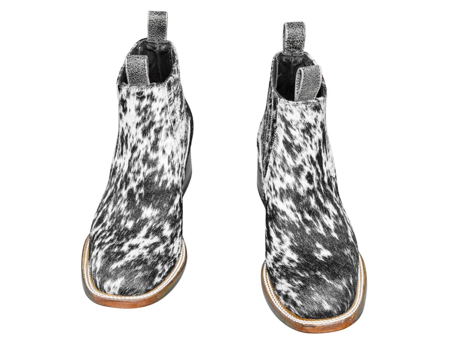 Aurora Cowhide Boots – Size 9 – Handmade Western Boots for Women