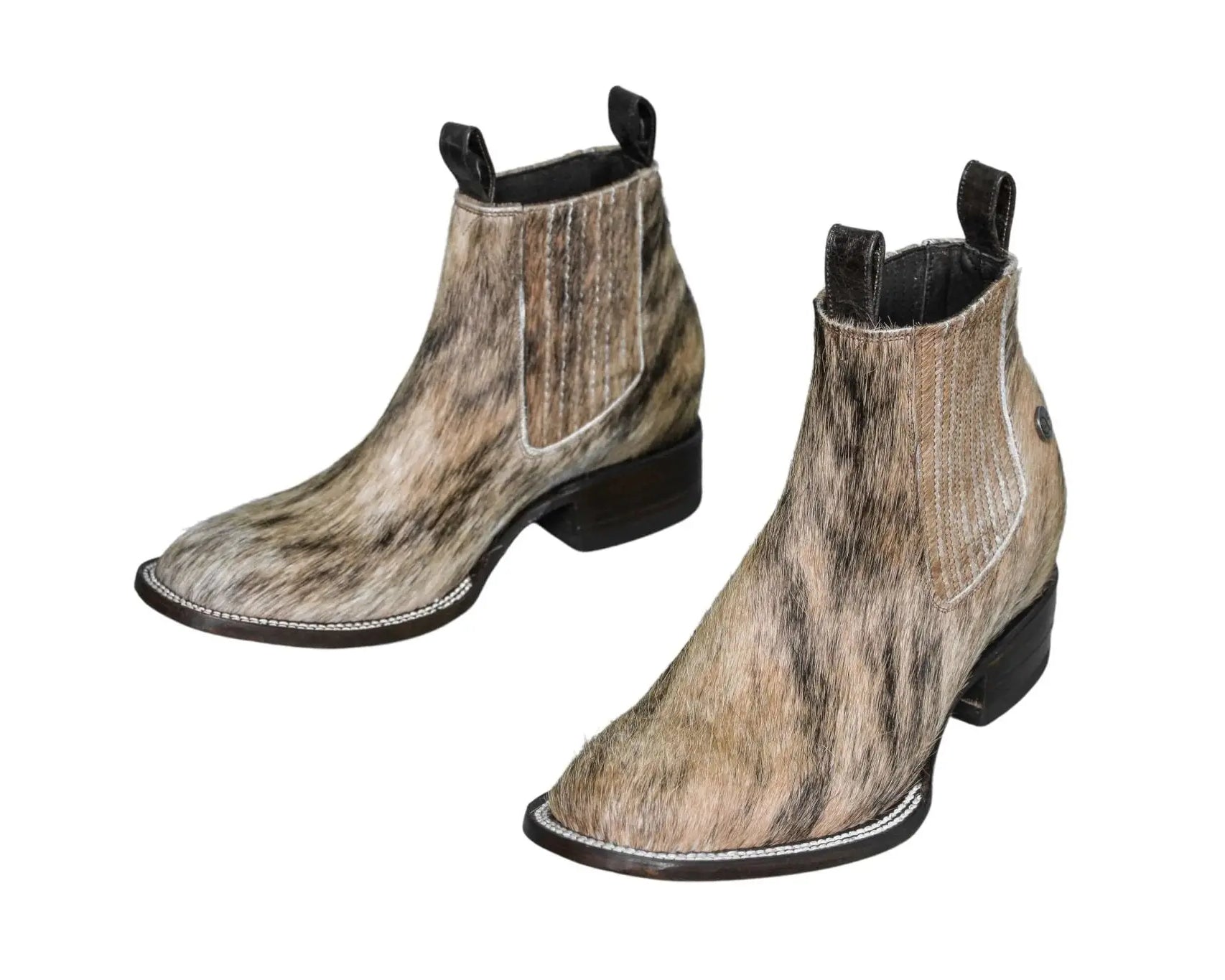 Aurora Cowhide Boots – Size 9 – Handmade Western Boots for Women