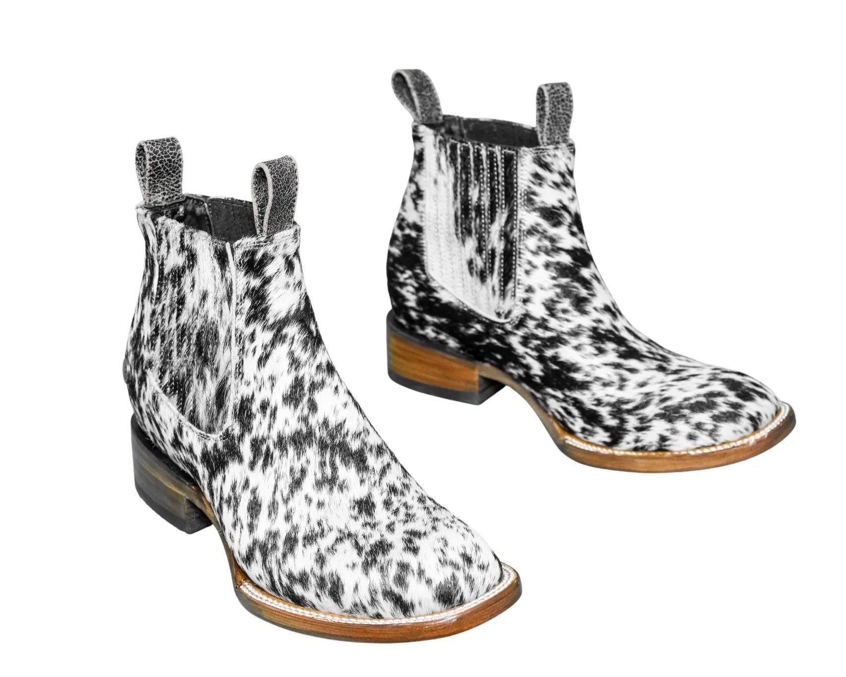 Aurora Cowhide Boots – Size 9 – Handmade Western Boots for Women