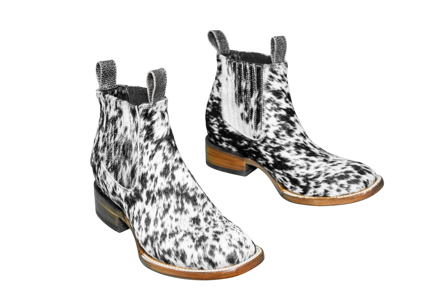 Aurora Cowhide Boots – Size 9 – Handmade Western Boots for Women