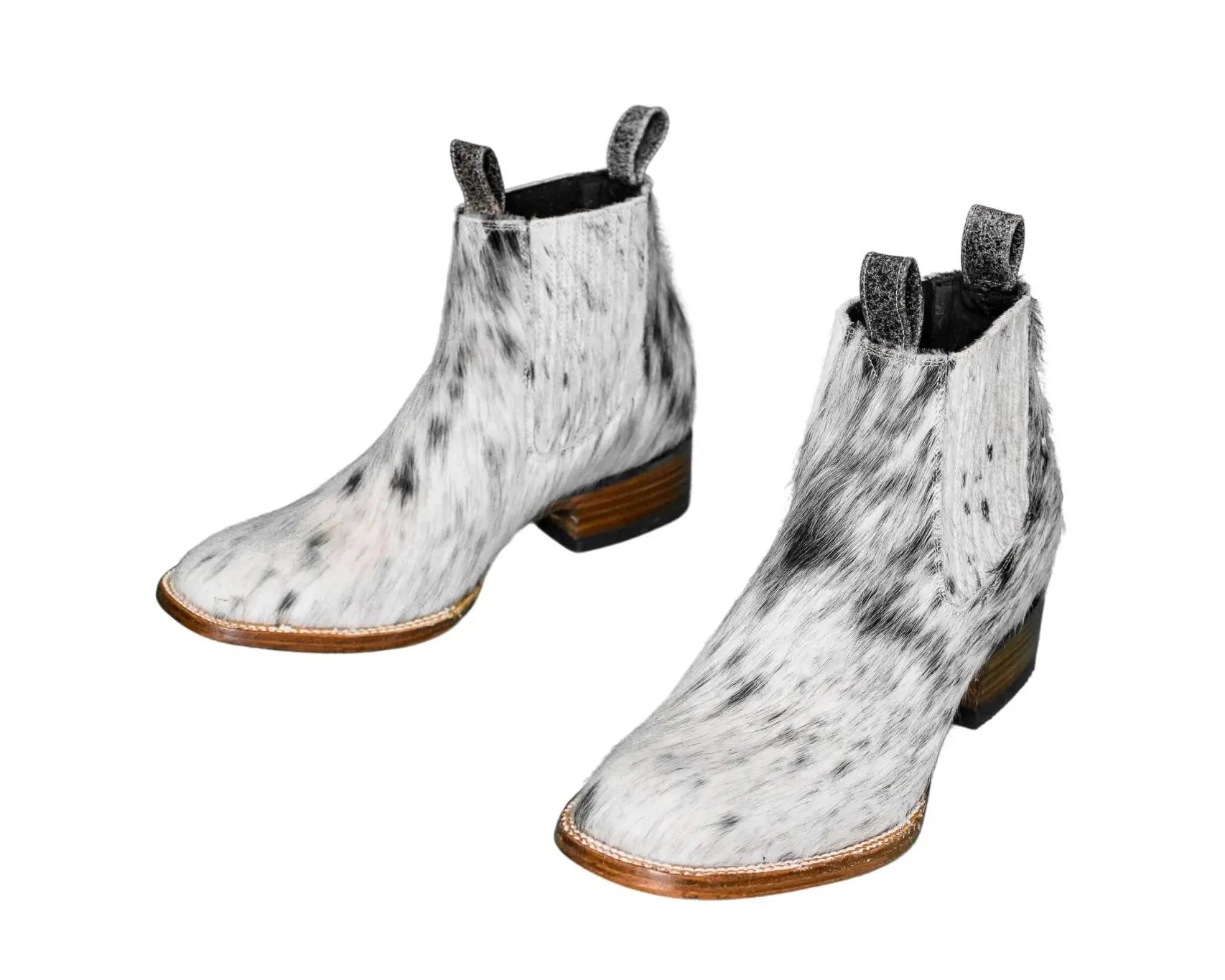 Aurora Cowhide Boots – Size 9 – Handmade Western Boots for Women