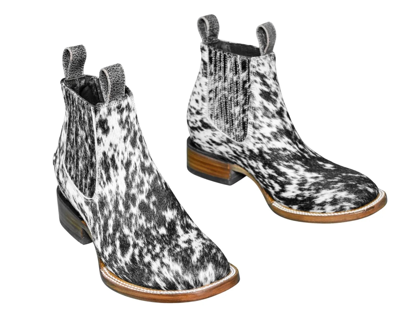 Aurora Cowhide Boots – Size 9 – Handmade Western Boots for Women