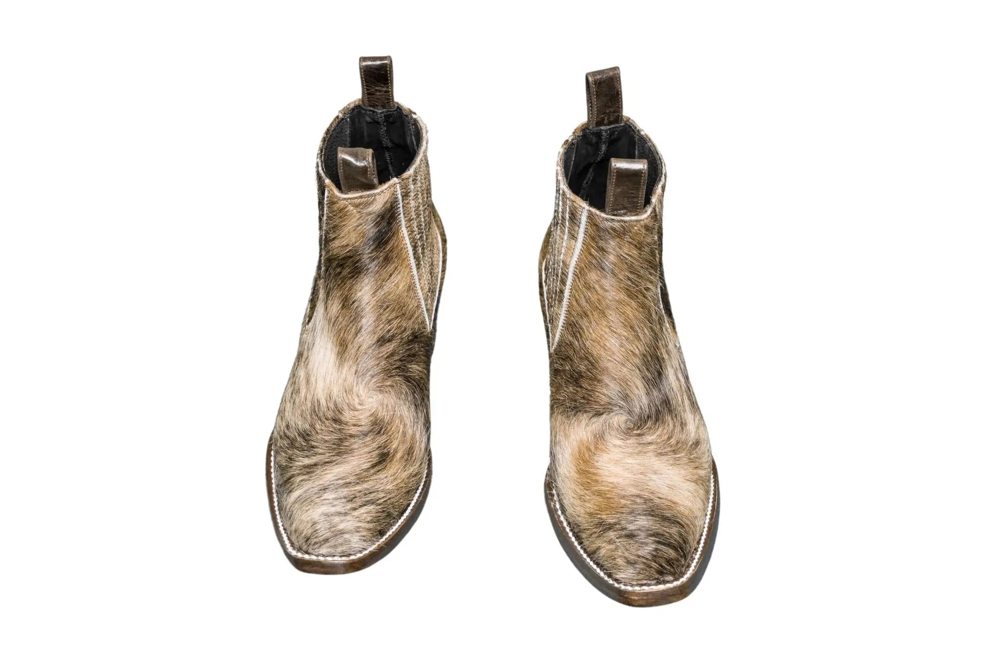 Aurora Cowhide Boots – Size 9 – Handmade Western Boots for Women