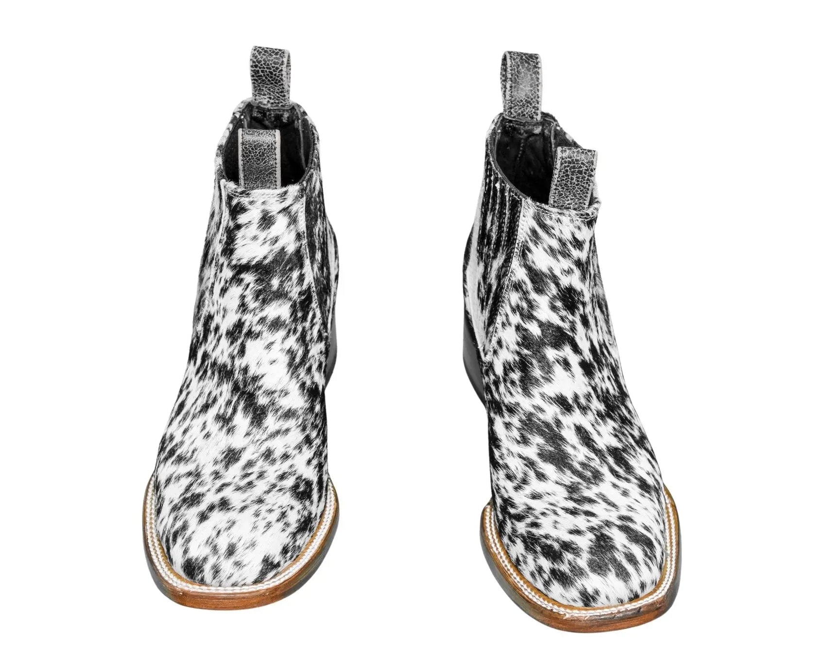 Aurora Cowhide Boots – Size 9 – Handmade Western Boots for Women