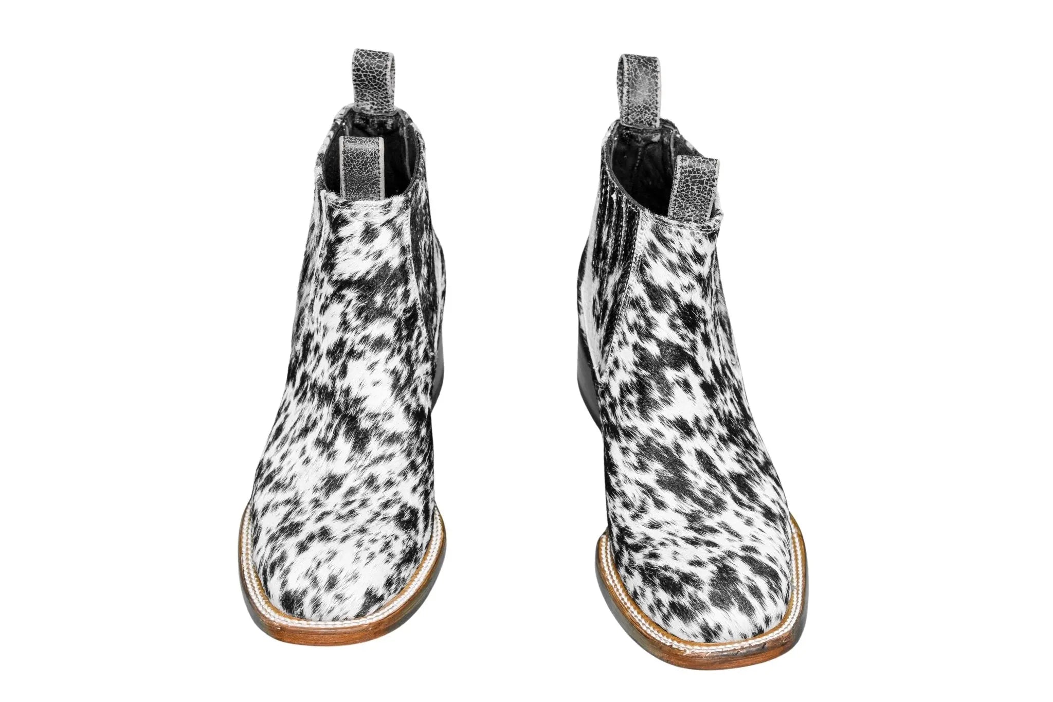 Aurora Cowhide Boots – Size 9 – Handmade Western Boots for Women