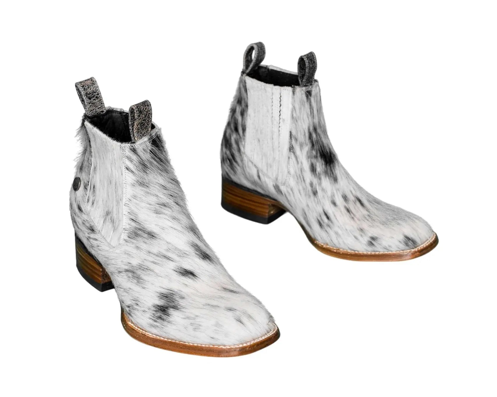 Aurora Cowhide Boots – Size 9 – Handmade Western Boots for Women