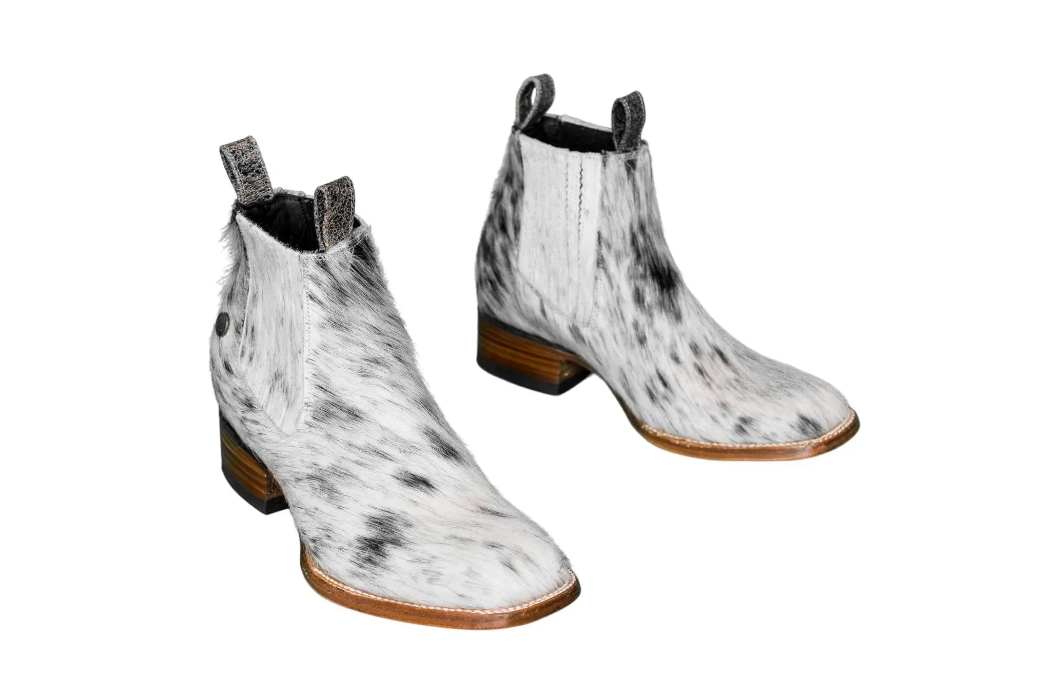 Aurora Cowhide Boots – Size 9 – Handmade Western Boots for Women