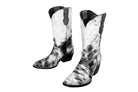 Carmen Tall Cowhide Boots – Hair-on Hide – Size 7 – Handmade Western Boots for Women
