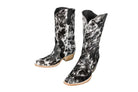 Carmen Tall Cowhide Boots – Hair-on Hide – Size 9 – Handmade Western Boots for Women
