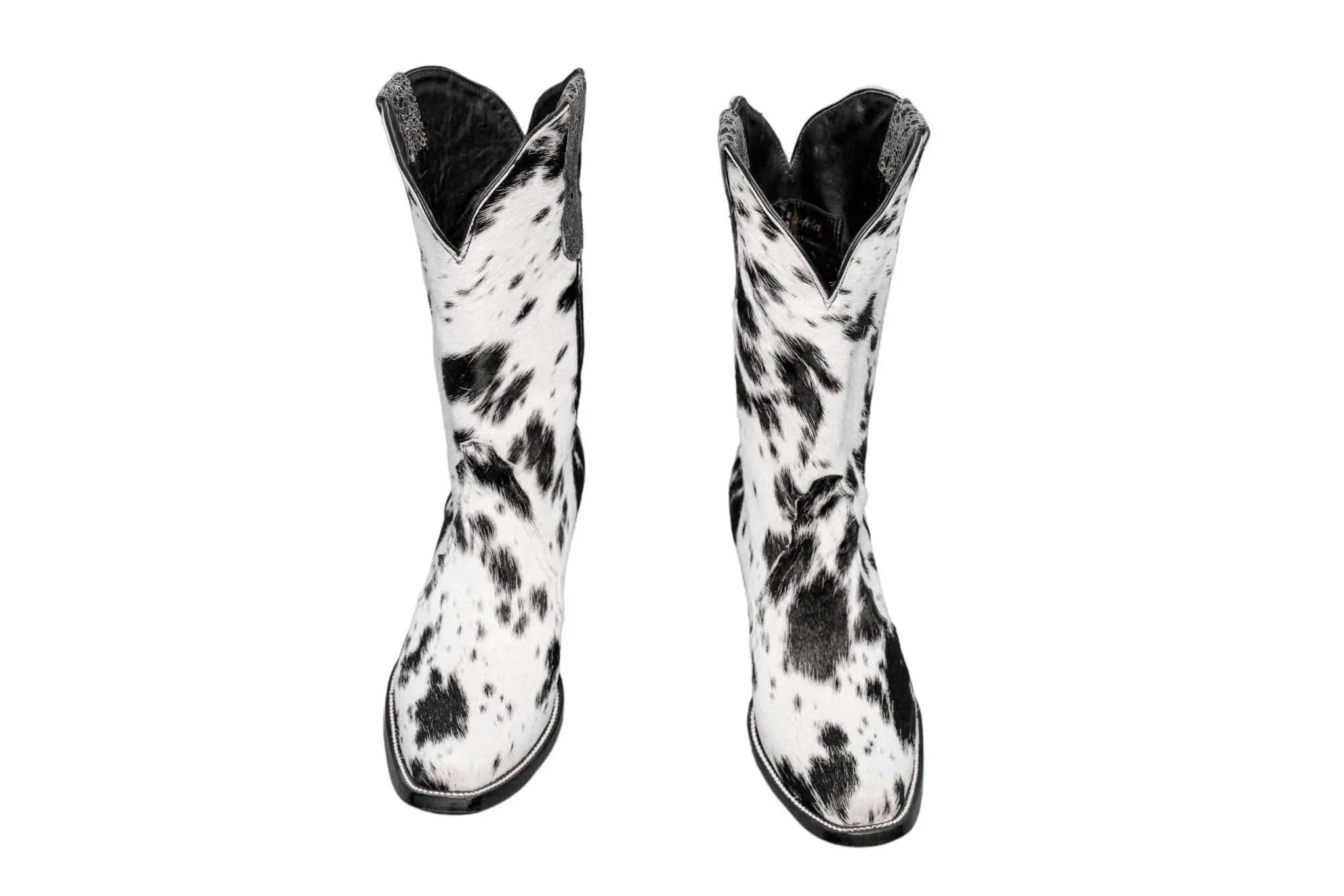 Carmen Tall Cowhide Boots – Hair-on Hide – Size 9.5 – Handmade Western Boots for Women