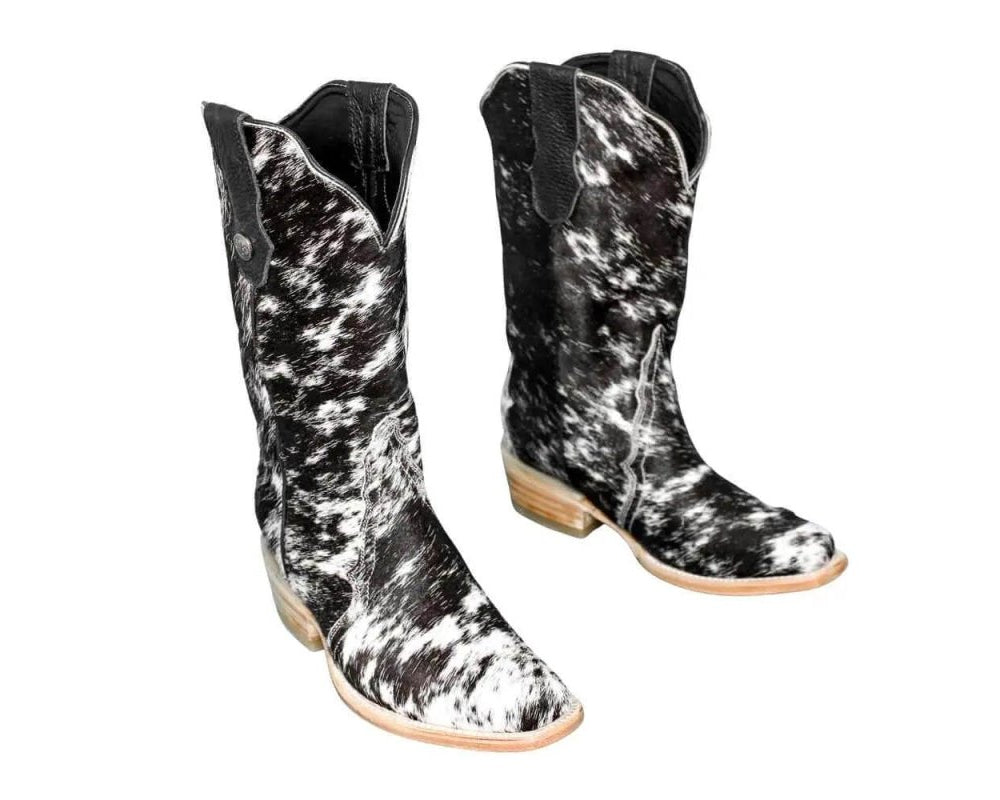 The Carmen Cowhide Boots – Size 6 - Stiefeld Boots