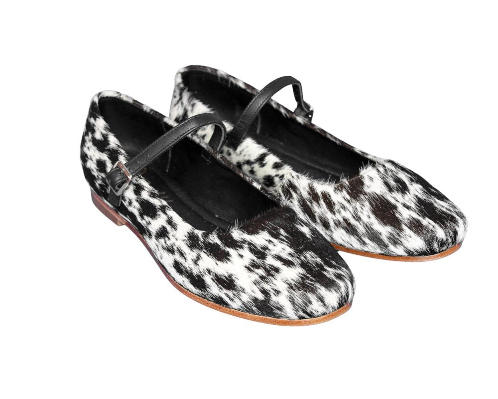 handcrafted cowhide mary jane round toe shoes by stiefeld