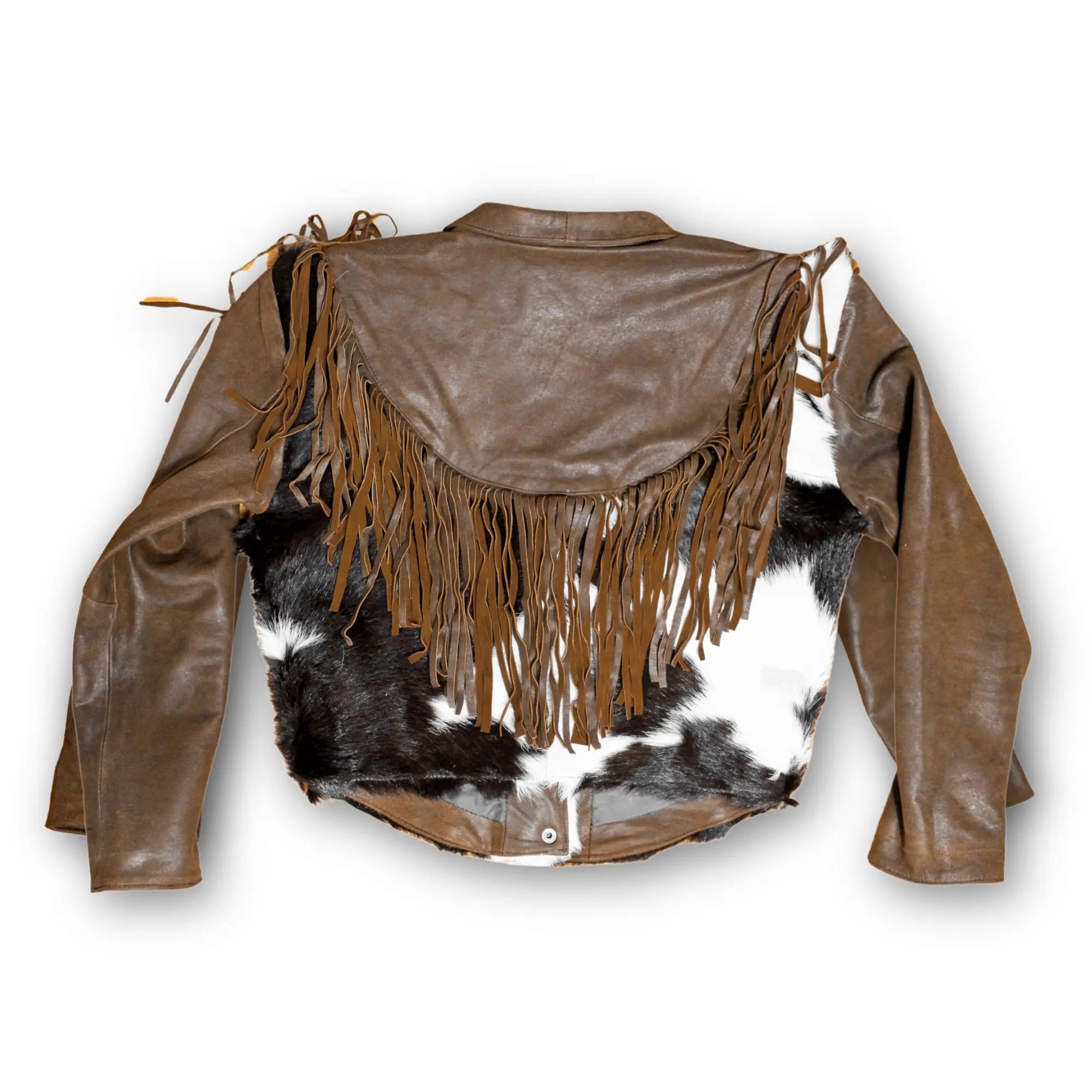 The Charlotte Hair - on hide Fringe Jacket - Stiefeld Boots