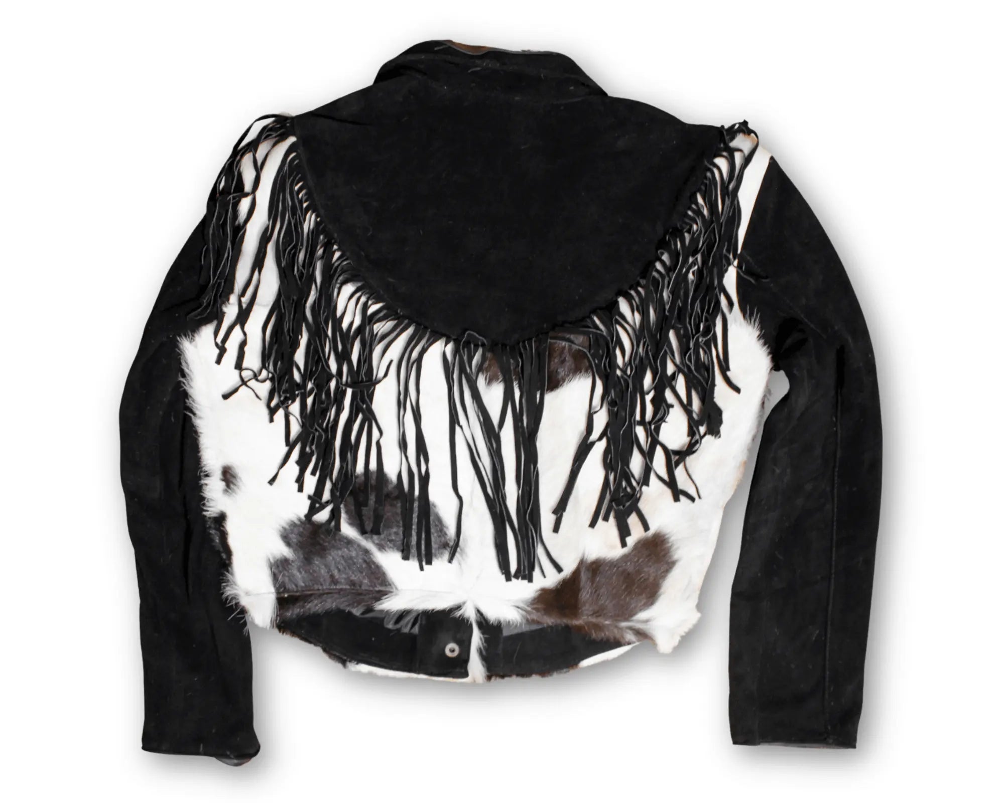 The Charlotte Hair - on hide Fringe Jacket - Stiefeld Boots