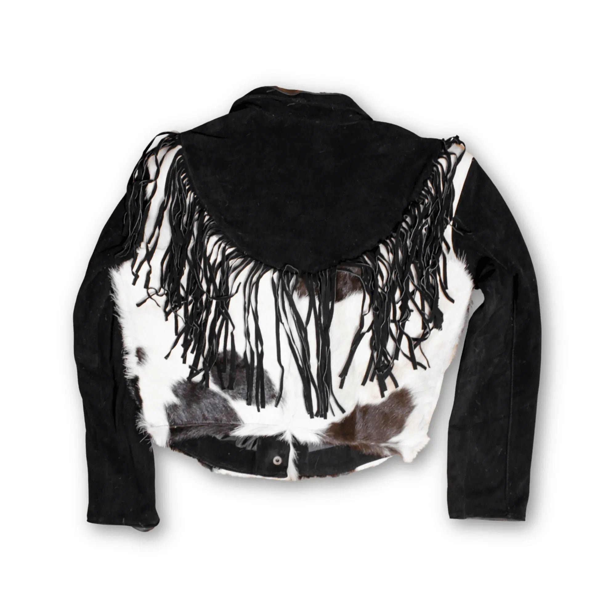 The Charlotte Hair - on hide Fringe Jacket - Stiefeld Boots