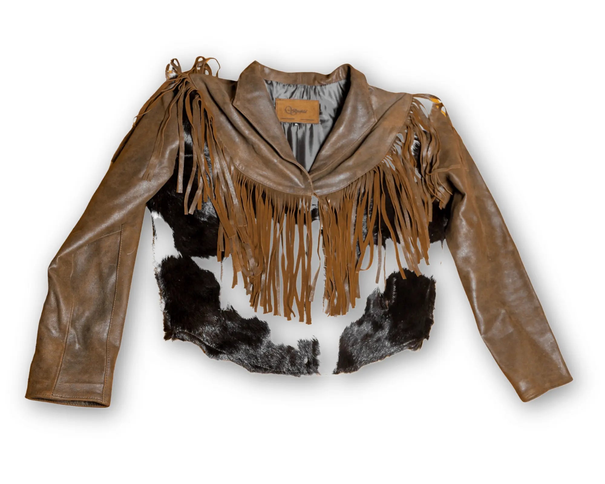 The Charlotte Hair - on hide Fringe Jacket - Stiefeld Boots