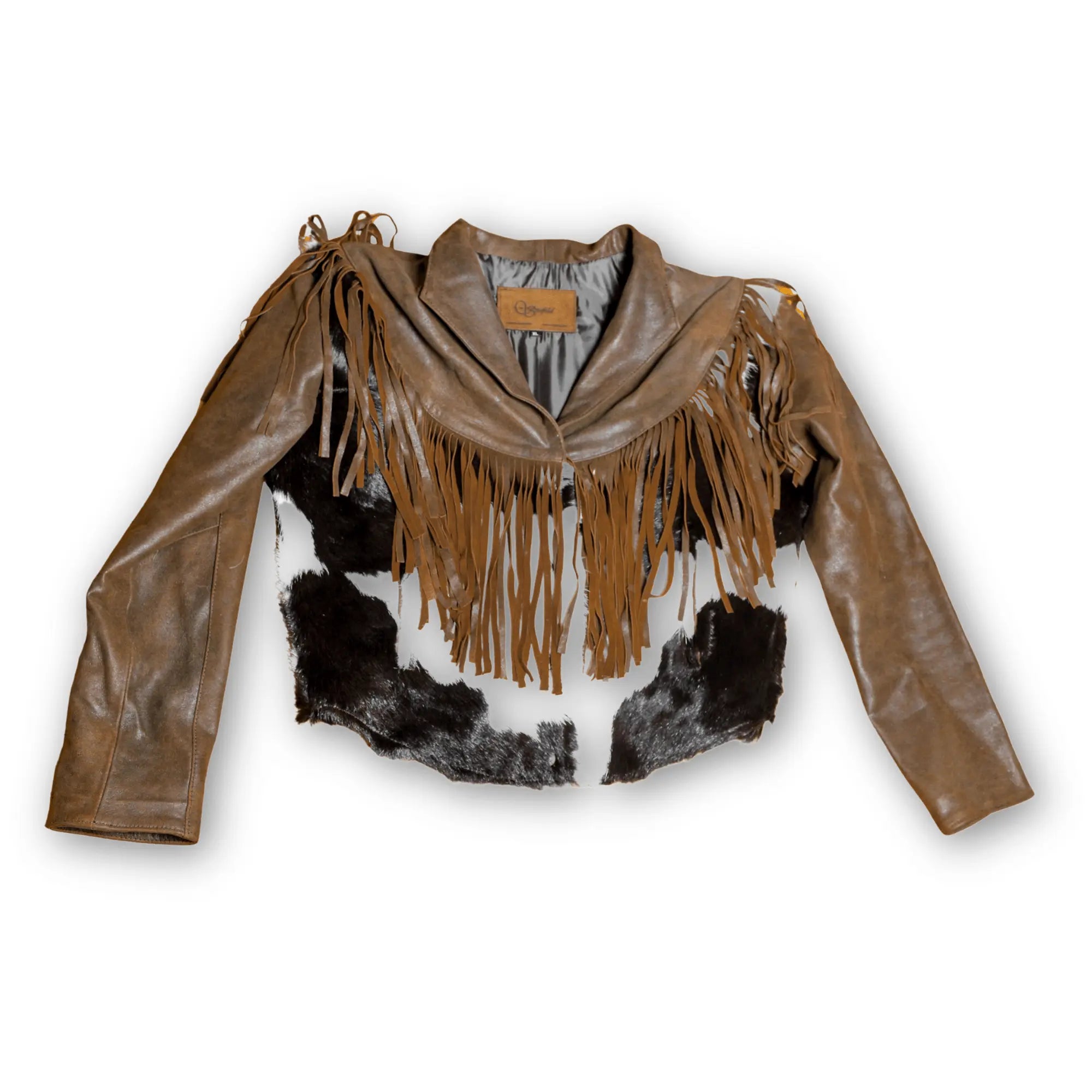 The Charlotte Hair - on hide Fringe Jacket - Stiefeld Boots