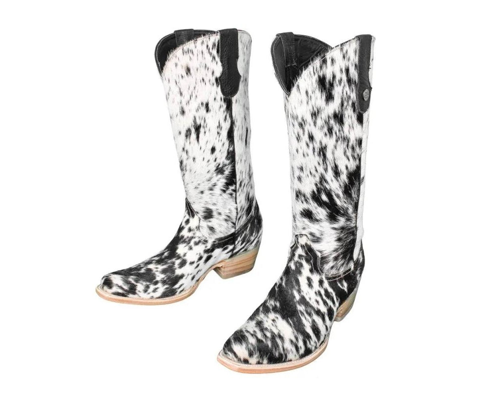 The Dakota Cowhide Boots - Size 10 US