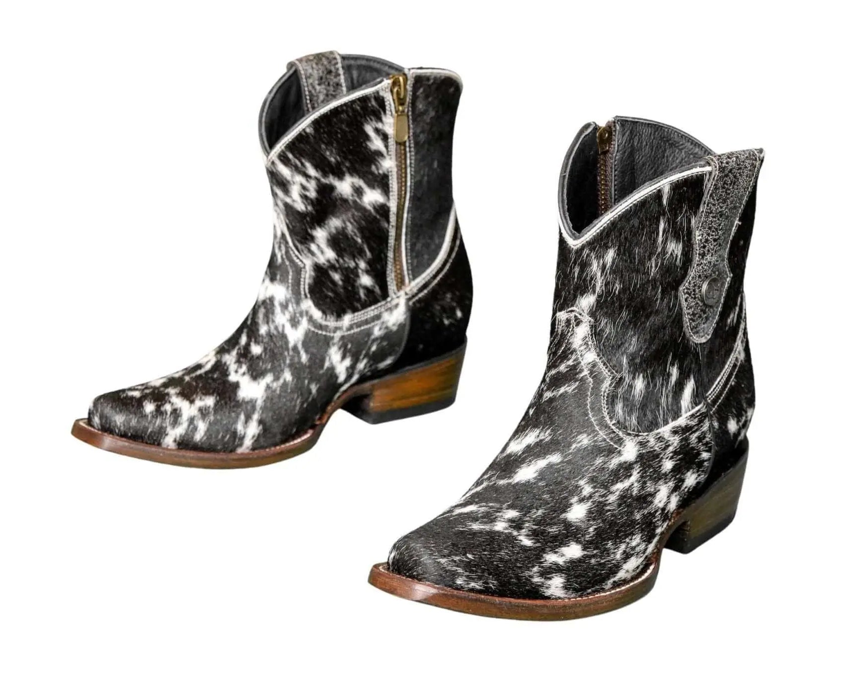 Loretta Cowhide Boots – Size 5.5 – Western Boots for Women