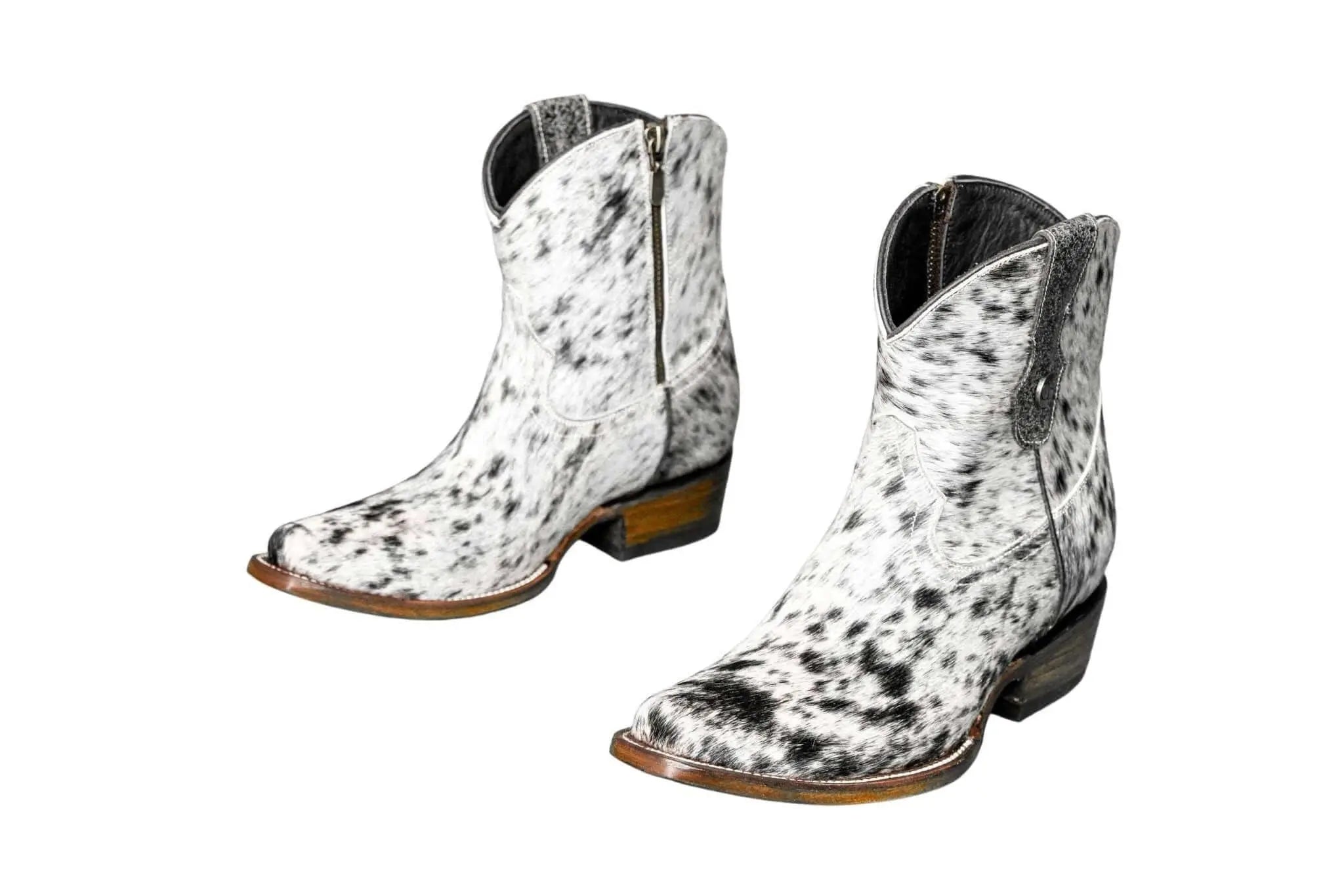 Loretta Cowhide Boots – Size 6 – Western Boots for Women