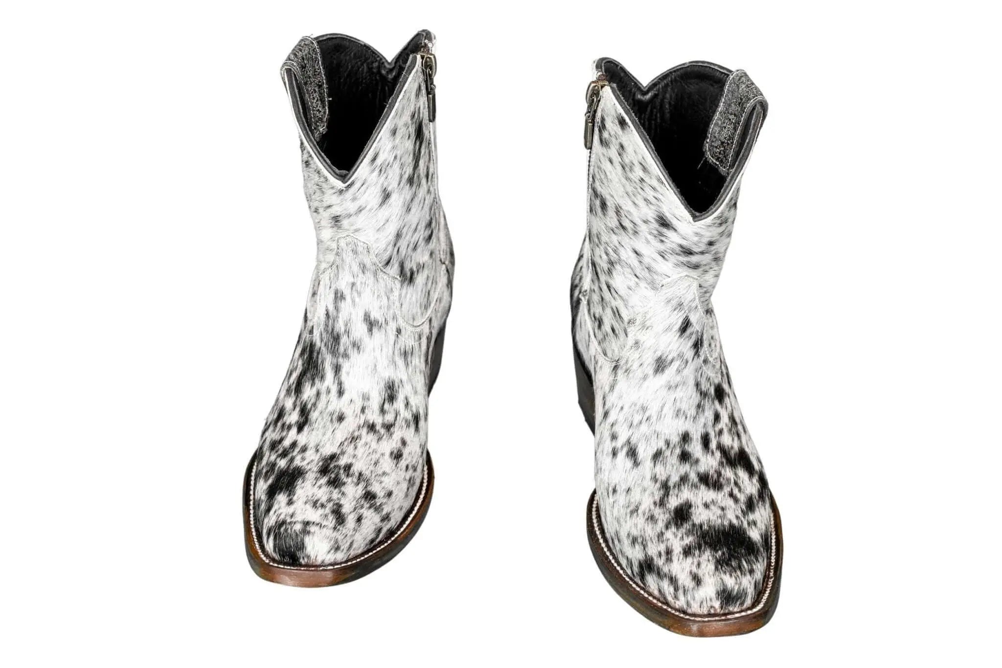 Loretta Cowhide Boots – Size 6 – Western Boots for Women