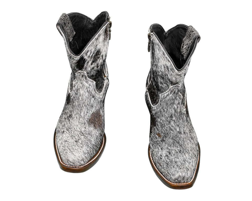 Loretta Cowhide Boots – Size 6.5 – Western Boots for Women