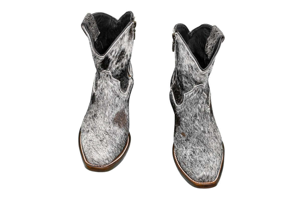 Loretta Cowhide Boots – Size 6.5 – Western Boots for Women