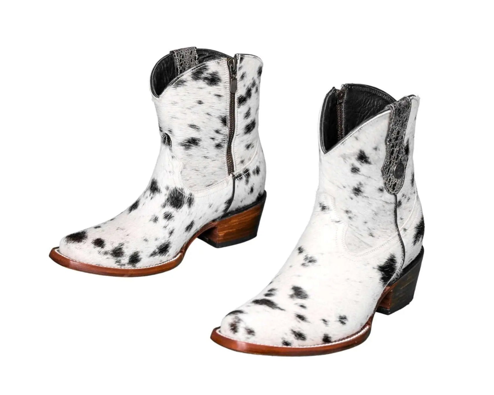 Loretta Cowhide Boots – Size 6.5 – Western Boots for Women