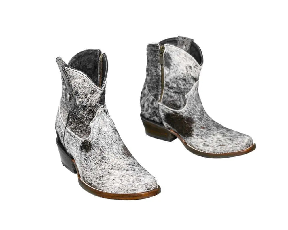 Loretta Cowhide Boots – Size 6.5 – Western Boots for Women