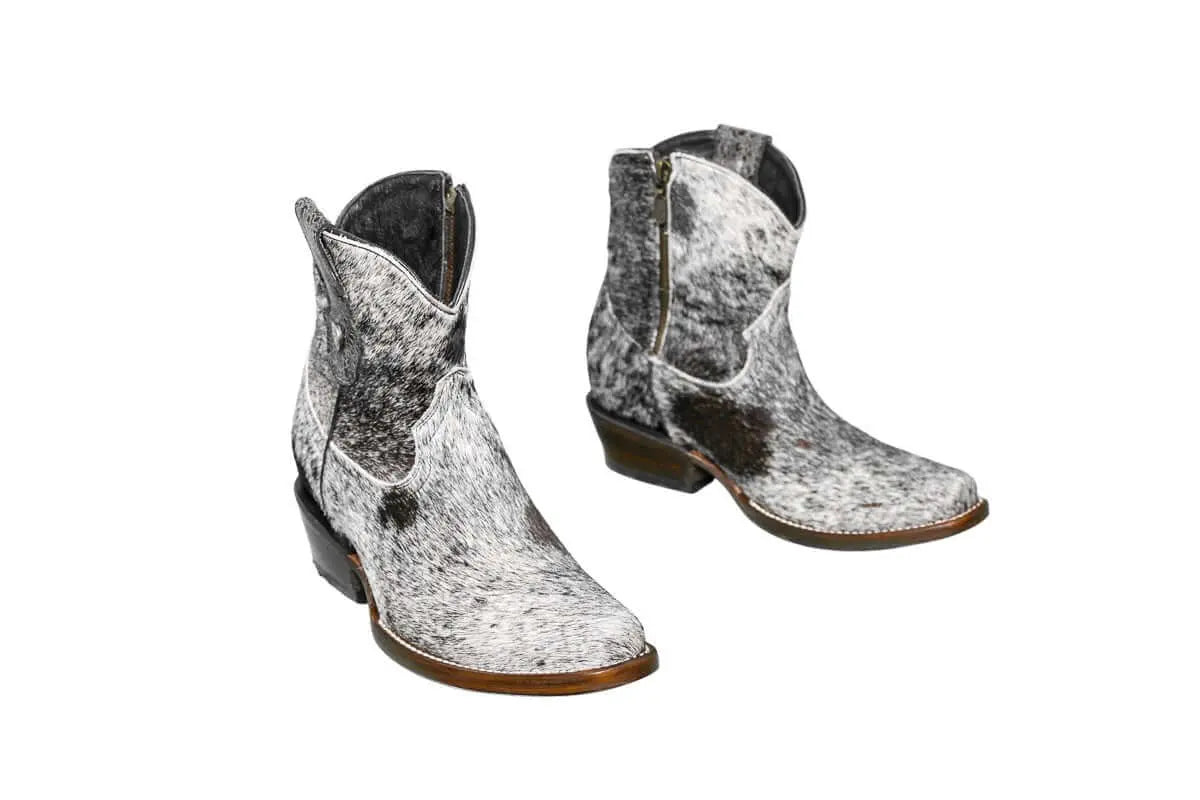 Loretta Cowhide Boots – Size 6.5 – Western Boots for Women