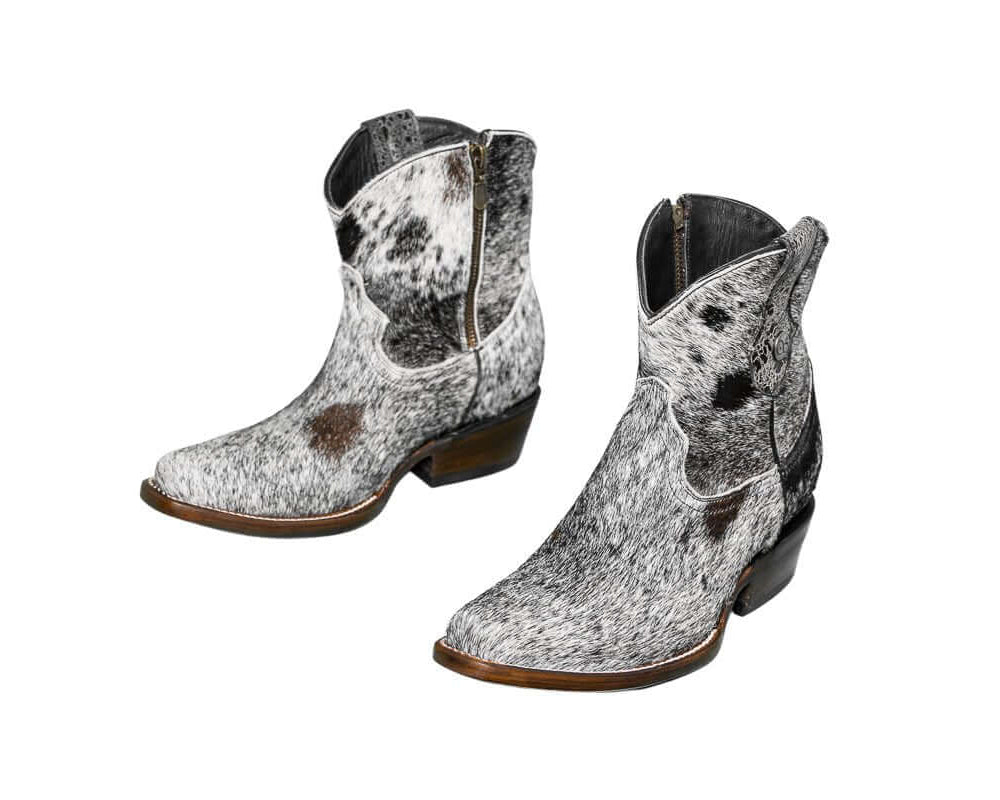 Loretta Cowhide Boots – Size 6.5 – Western Boots for Women