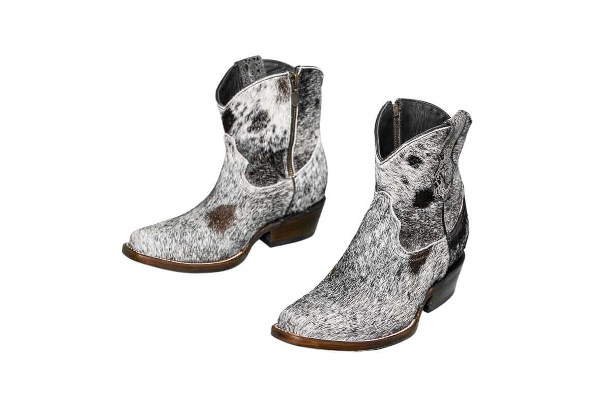 Loretta Cowhide Boots – Size 6.5 – Western Boots for Women
