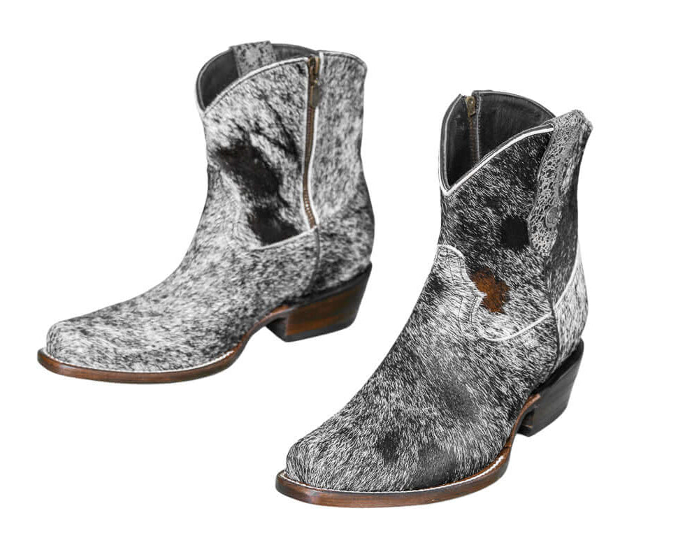 Loretta Cowhide Boots – Size 7.5 – Western Boots for Women
