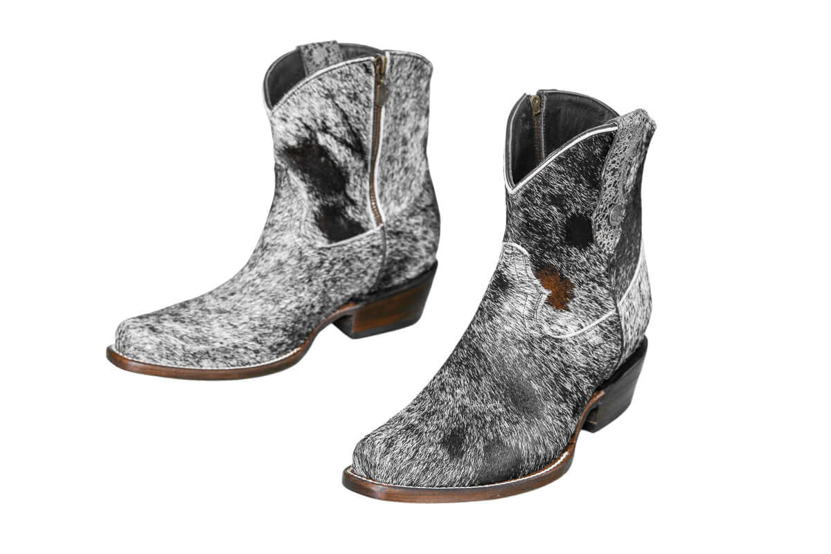 Loretta Cowhide Boots – Size 7.5 – Western Boots for Women