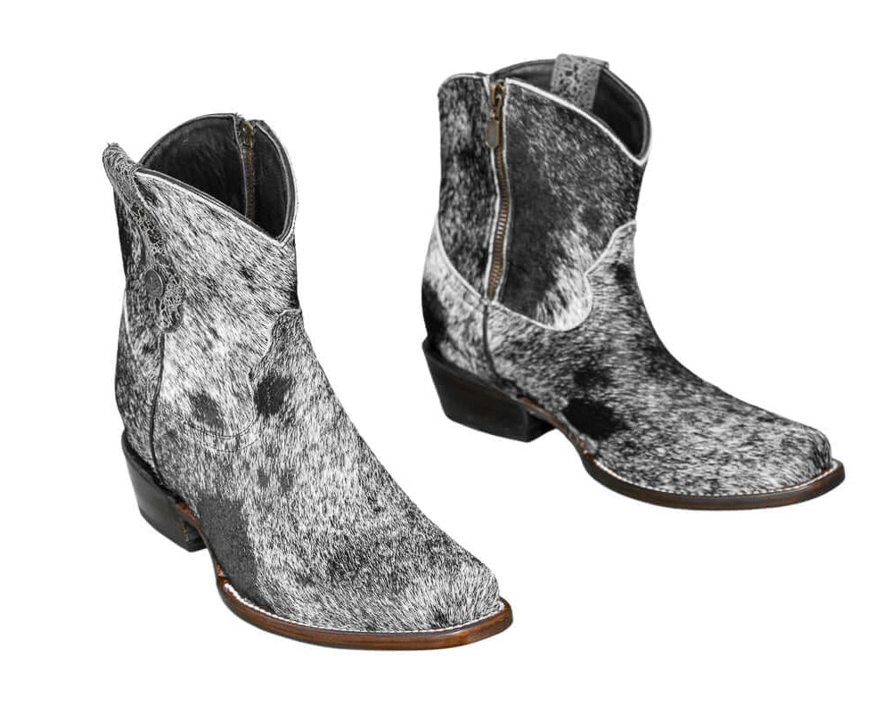 Loretta Cowhide Boots – Size 7.5 – Western Boots for Women