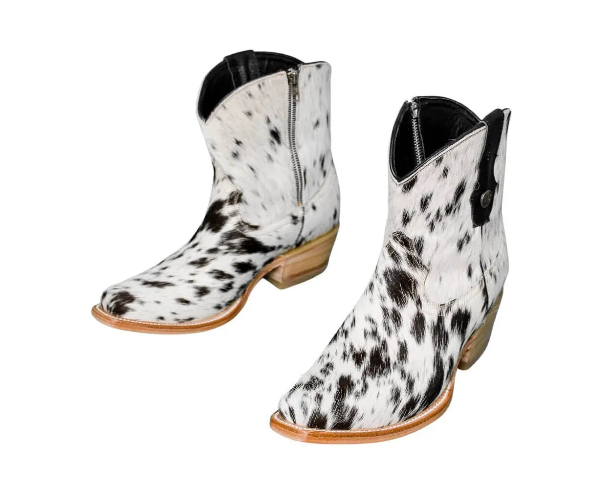 Loretta Cowhide Boots – Size 8 – Western Boots for Women