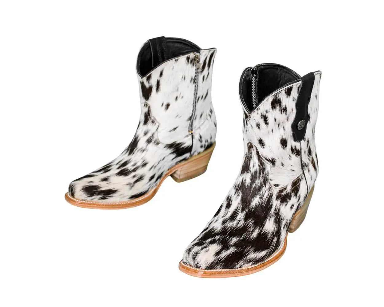 Loretta Cowhide Boots – Size 8 – Western Boots for Women