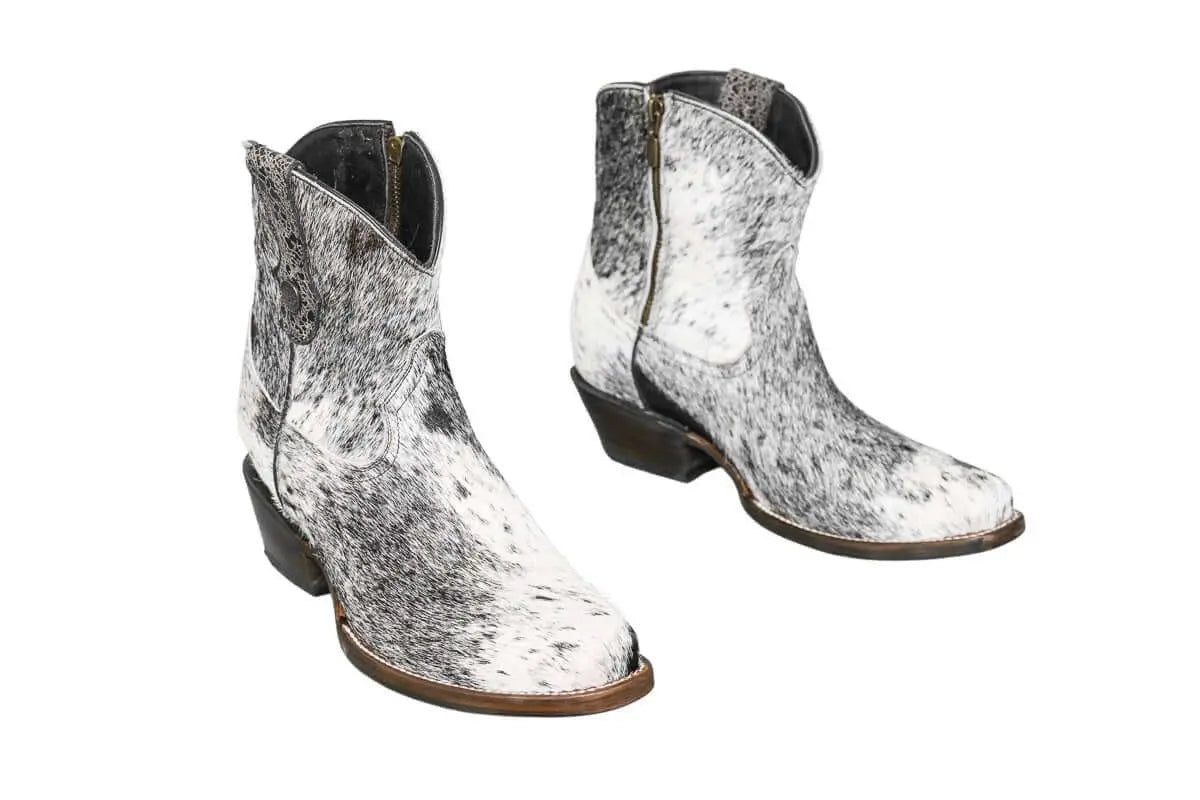 Loretta Cowhide Boots – Size 8.5 – Western Boots for Women